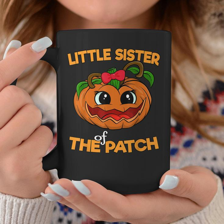Little Sister Of The Patch Funny Matching Halloween Pumpkins Coffee Mug Unique Gifts