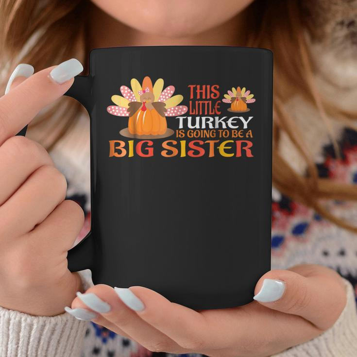 Little Turkey Big Sister Pregnancy Announcement Coffee Mug Unique Gifts