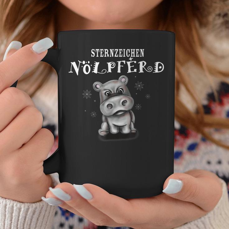 Lustiges Nölpferd Nilpferd Sternzeichen Geschenk Fun Tassen Lustige Geschenke