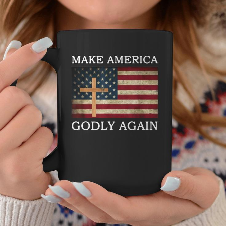 Make America Godly Again American Flag Shirt Coffee Mug Personalized Gifts