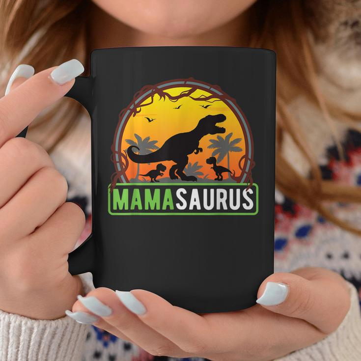 Mamasaurus T-Rex Mama 2 Kinder Dino Mutter Muttertag Tassen Lustige Geschenke