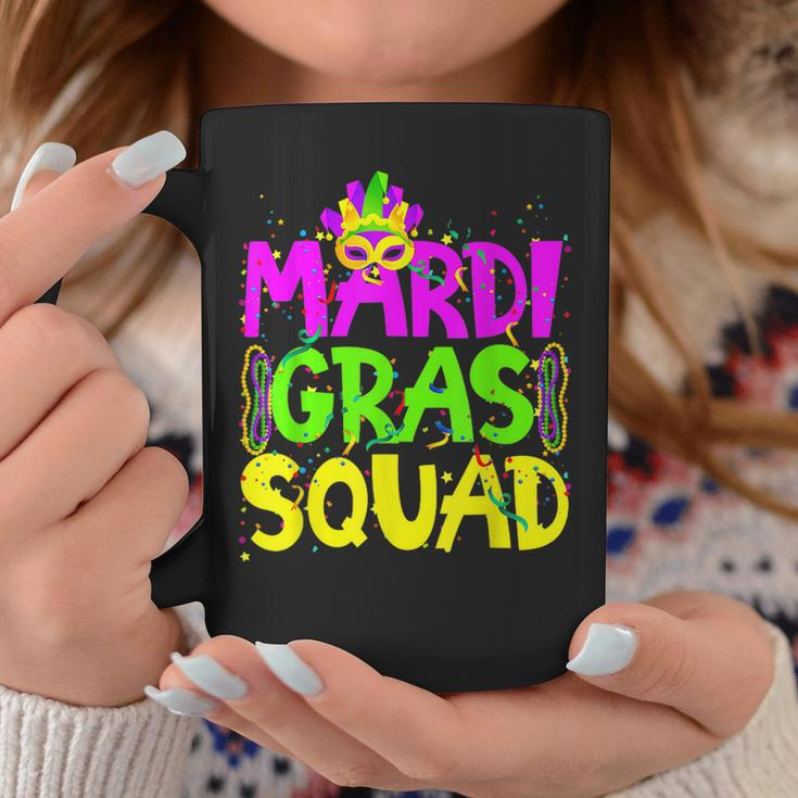 Mardi Gras Squad Party Costume Outfit - Funny Mardi Gras Coffee Mug Personalized Gifts