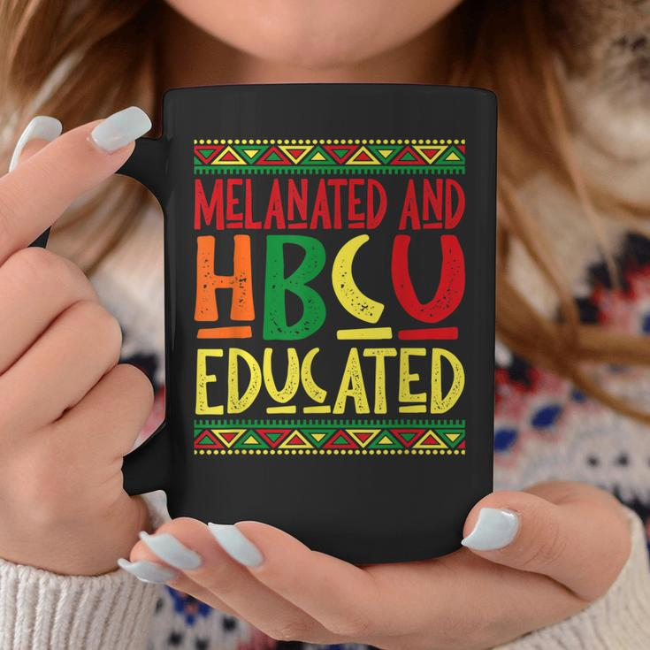 Melanated And Hbcu Educated Africa Pride Black History Month Coffee Mug Funny Gifts