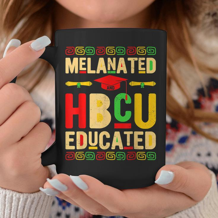 Melanated Hbcu Educated Historically Black African Pride Coffee Mug Funny Gifts