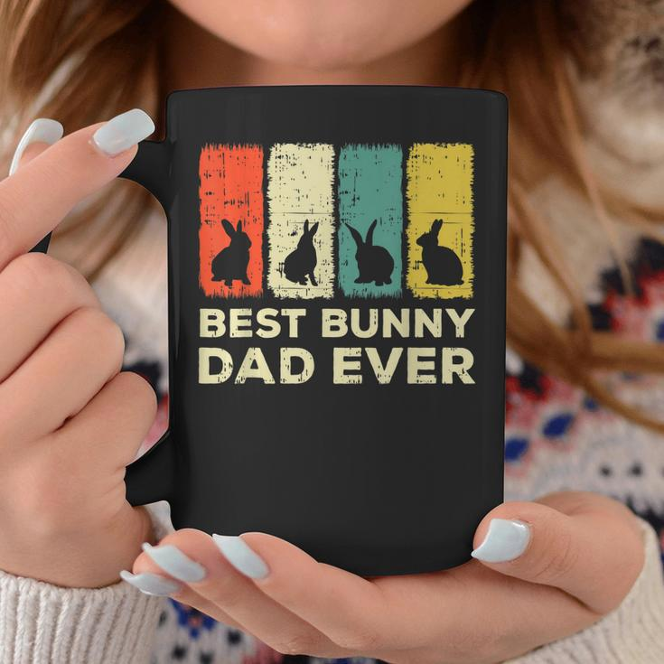 Mens Best Bunny Dad Ever Rabbit Dad Rabbit Bunny Coffee Mug Funny Gifts