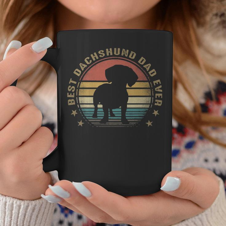 Mens Best Dachshund Dad Ever Funny Fathers Day Gifts For Dad Coffee Mug Funny Gifts