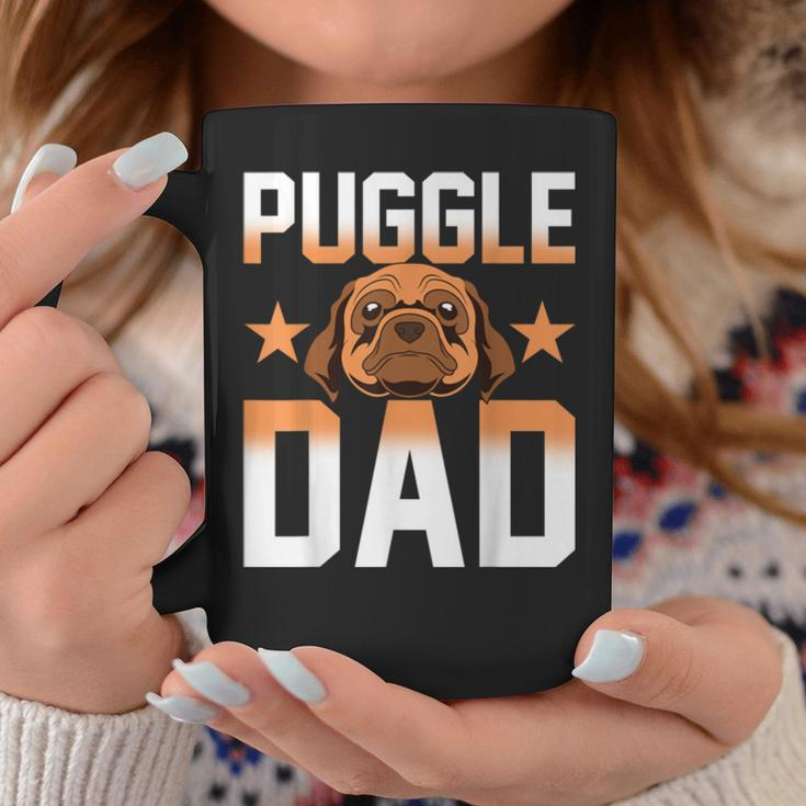 Mens Daddy Puggle Dad Dog Owner Dog Lover Pet Animal Puggle Coffee Mug Unique Gifts