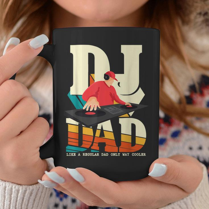 Mens Dj Dad Vintage Funny Beat Disc Jockey Fathers Day Mens Coffee Mug Funny Gifts