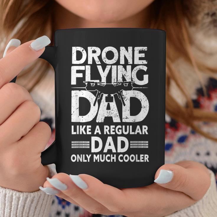 Mens Drone Flying Dad - Drone Pilot Vintage Drone Coffee Mug Funny Gifts
