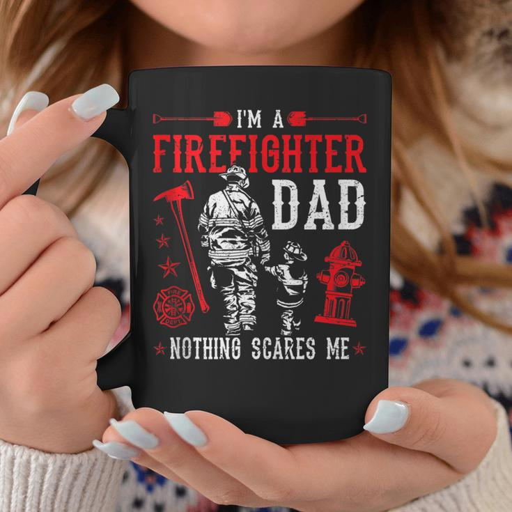 Mens Firefighter Dad Fire Rescue Fire Fighter Coffee Mug Funny Gifts