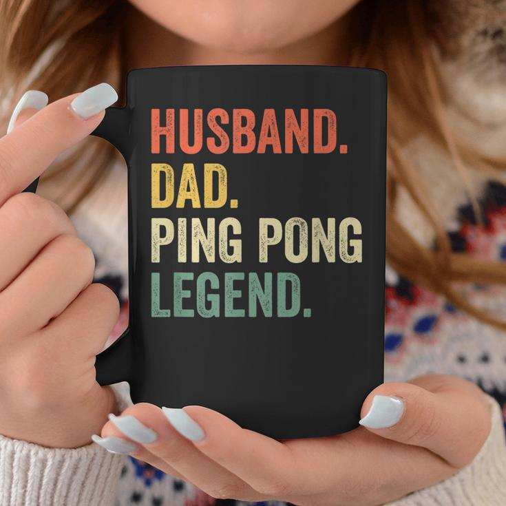 Mens Funny Ping Pong Husband Dad Table Tennis Legend Vintage Coffee Mug Funny Gifts