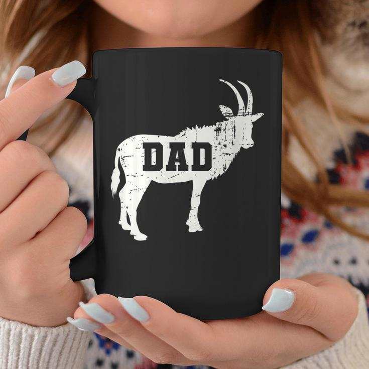 Mens Goat Dad All Time Greatest Vintage Coffee Mug Funny Gifts
