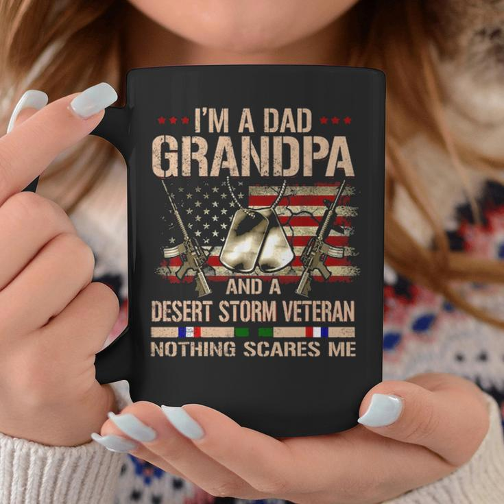 Mens I Am Veteran Grandpa Desert Storm Veteran Gift Memorial Day Coffee Mug Funny Gifts
