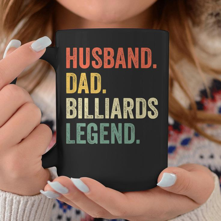 Mens Pool Player Funny Husband Dad Billiards Legend Vintage Coffee Mug Funny Gifts