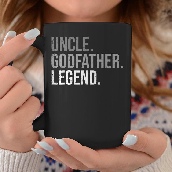 Mens Uncle Godfather Legend Best Godfather Proposal Baptism Coffee Mug Unique Gifts