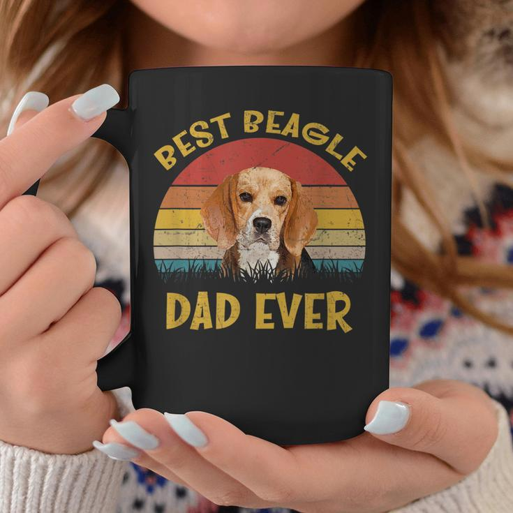 Mens Vintage Beagle Dad Gift Best Beagle Dad Ever Funny Beagle Coffee Mug Funny Gifts