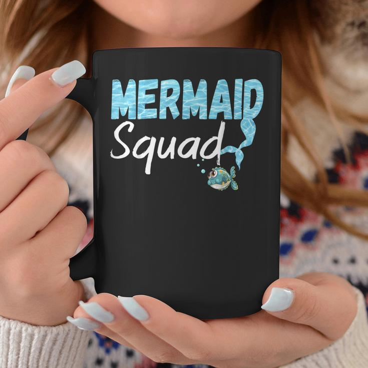 Mermaid Squad Birthday Squad For Party Mom Mama Girls Coffee Mug Unique Gifts