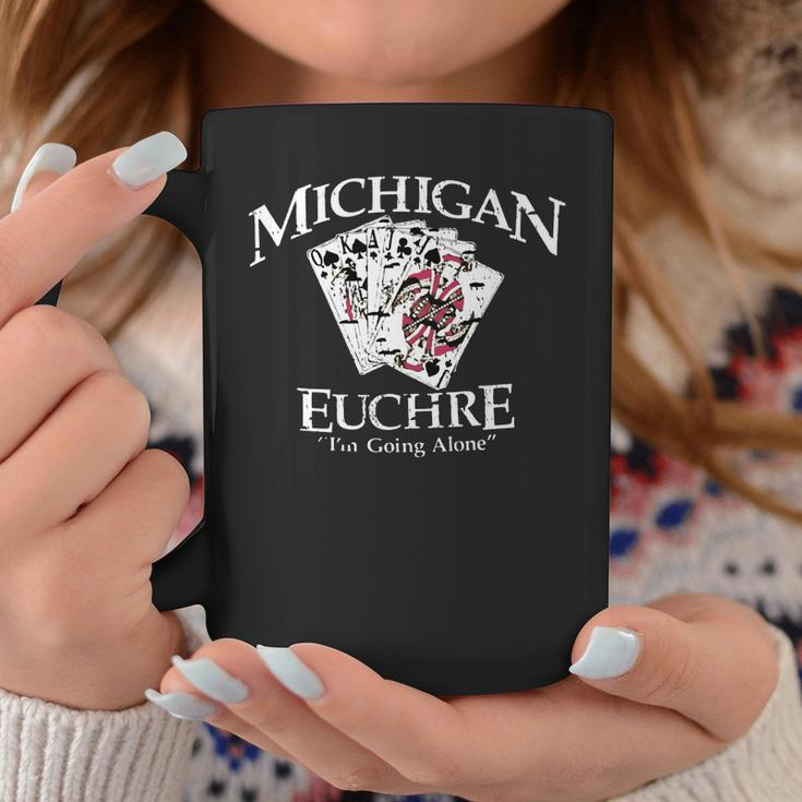 Michigan Euchre Cards Hoodie Coffee Mug Personalized Gifts