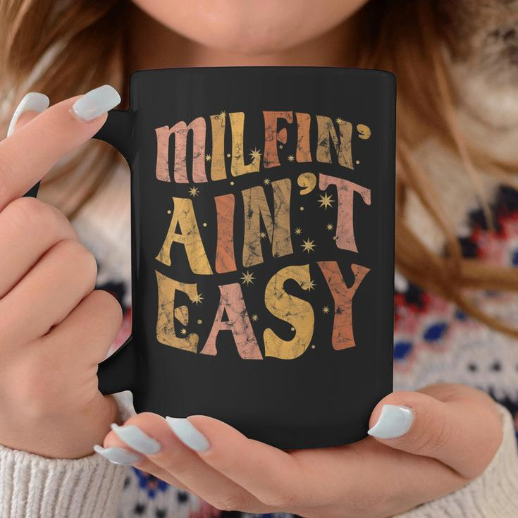 Milfin Aint Easy Colorful Text Stars Blink Blink Coffee Mug Unique Gifts