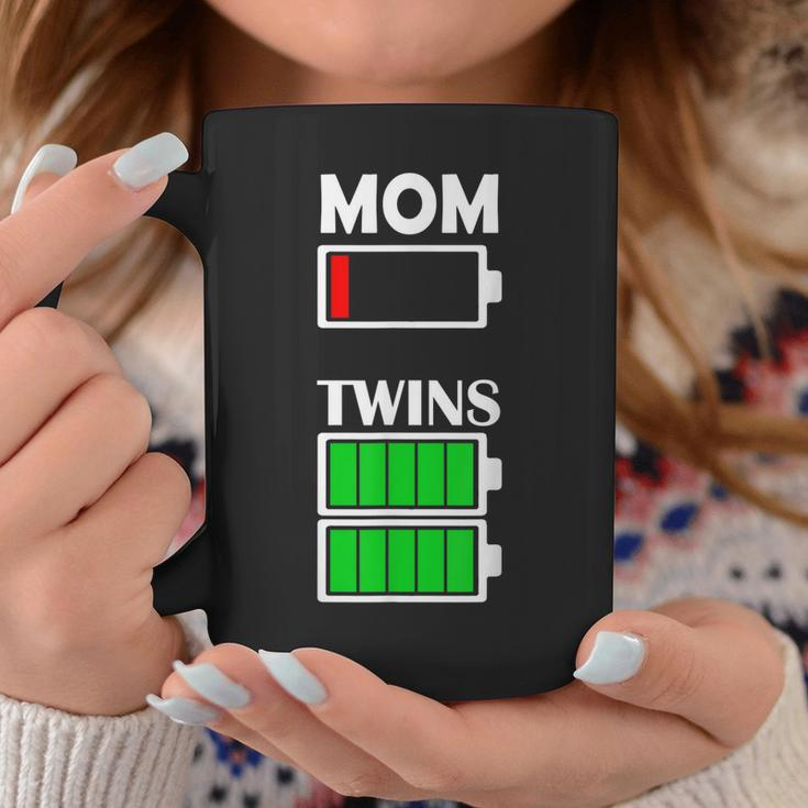 Mom Twins Low Battery Tired Mom Shirt Mothers Day Coffee Mug Unique Gifts