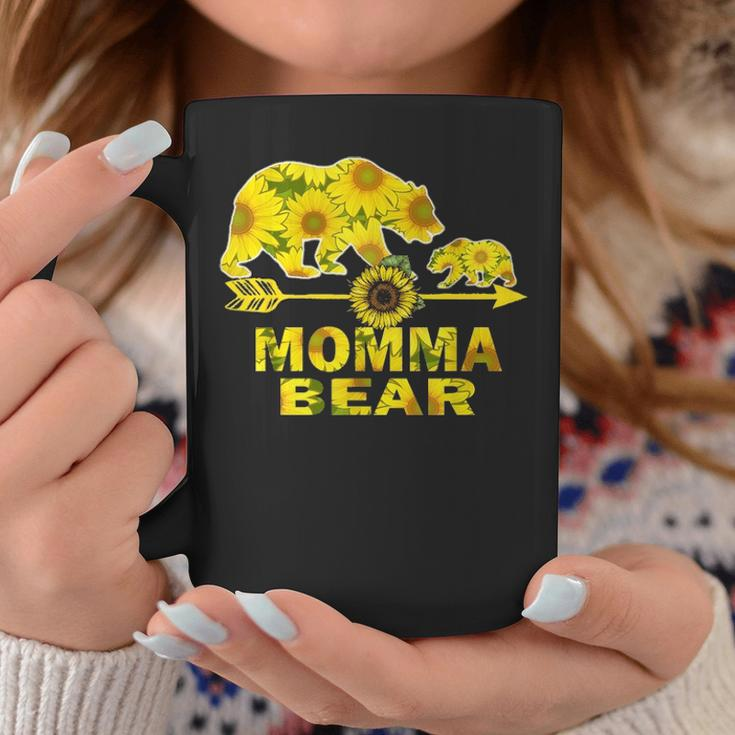 Momma Bear Sunflower Funny Mother Father Gift Coffee Mug Funny Gifts
