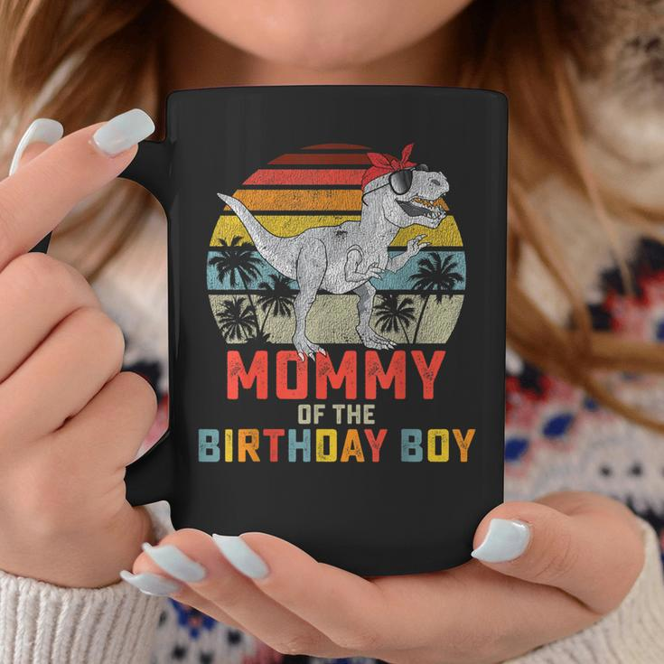 Mommy Dinosaur Birthday Boy Mom Matching Family Coffee Mug Unique Gifts