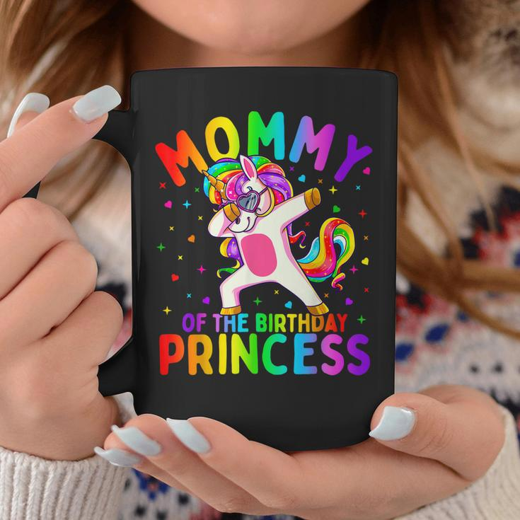 Mommy Of The Birthday Princess Girl Dabbing Unicorn Mom Coffee Mug Unique Gifts