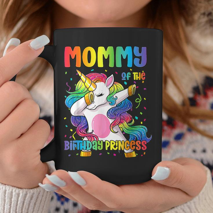 Mommy Of The Birthday Princess Girl Dabbing Unicorn Mom Coffee Mug Unique Gifts