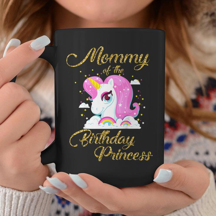 Mommy Of The Birthday Princess Unicorn Girl Mom Tshirt Gift Coffee Mug Unique Gifts