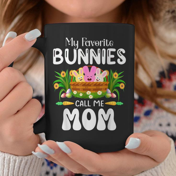 My Favorite Bunnies Call Me Mom - Easter Bunny Boys Girls Coffee Mug Unique Gifts