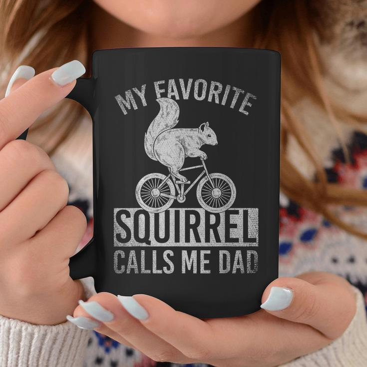My Favorite Squirrel Calls Me Dad Tassen für Radfahrer Eichhörnchen-Fans Lustige Geschenke