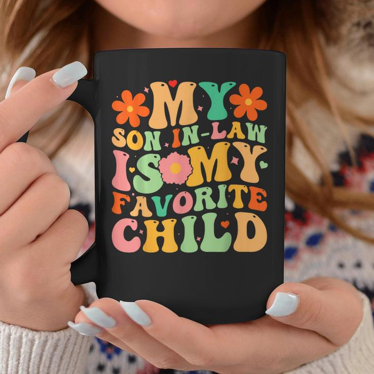 My Son-In-Law Is My Favorite Child Funny Retro Mother In Law Coffee Mug Unique Gifts
