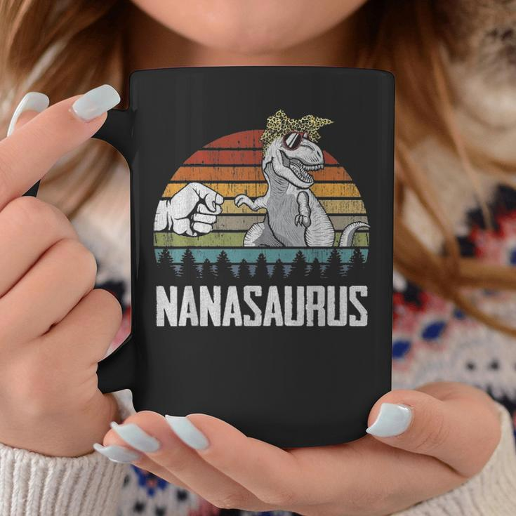 Nanasaurus Nana Dinosaurs Dad & Baby Fathers Day Gift Coffee Mug Funny Gifts