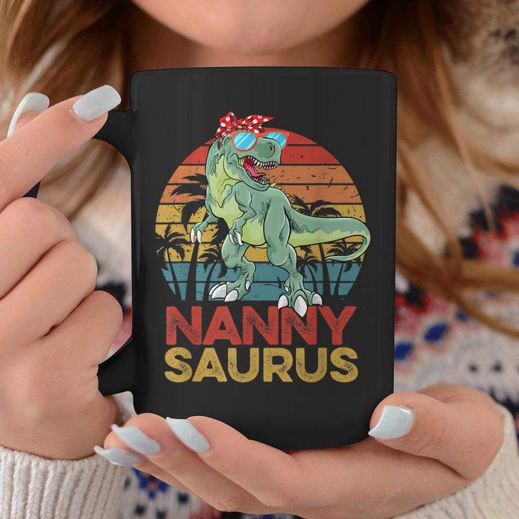 NannysaurusRex Dinosaur Funny Vintage Nanny Saurus Family Coffee Mug Unique Gifts
