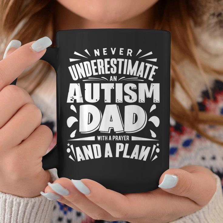 Never Underestimate An Autism Dad Autism Awareness Gift For Mens Coffee Mug Unique Gifts