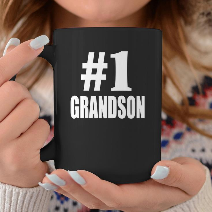 Number One 1 Grandson Coffee Mug Personalized Gifts