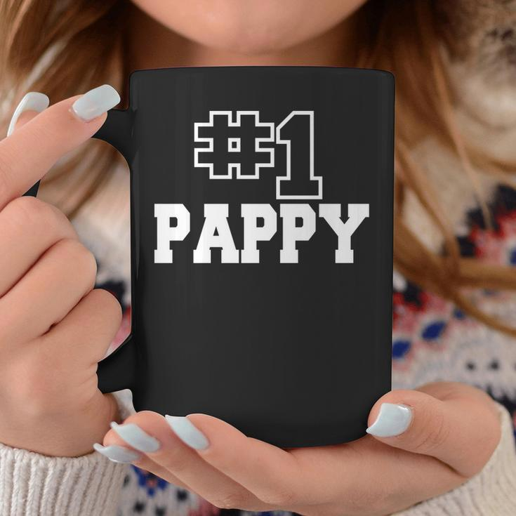 Number One Pappy No 1 Dad Best Grandpa Fathers Day Mens  Coffee Mug Personalized Gifts