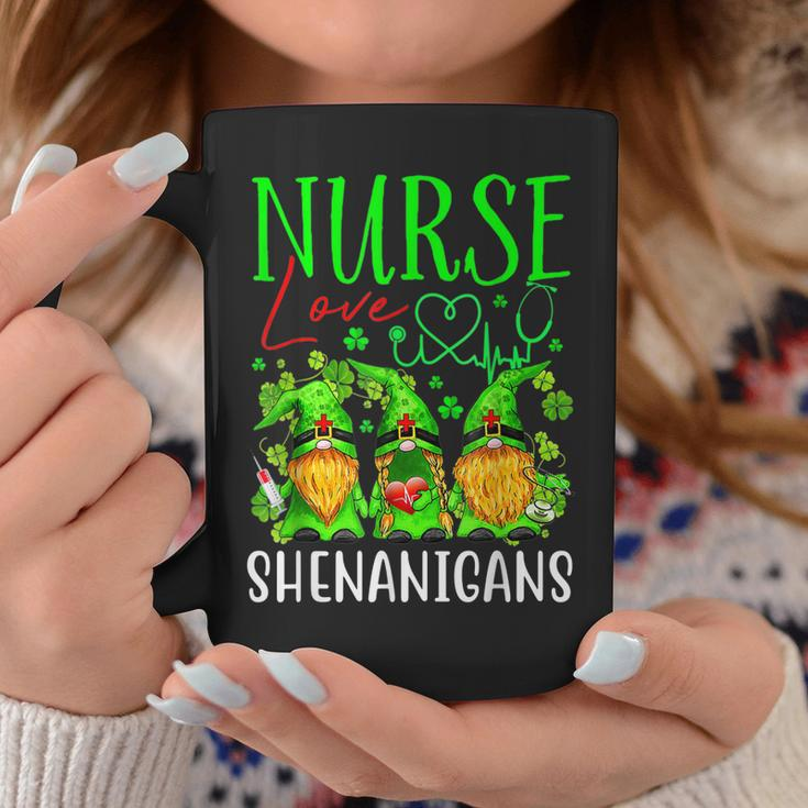 Nurses Love Shenanigans Funny Gnomes Nurse St Patricks Day V3 Coffee Mug Funny Gifts