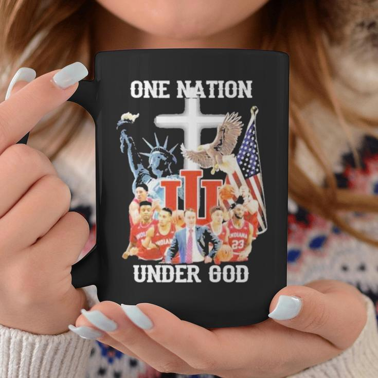 One Nation Under God Indiana Hoosiers Men’S Basketball Coffee Mug Unique Gifts