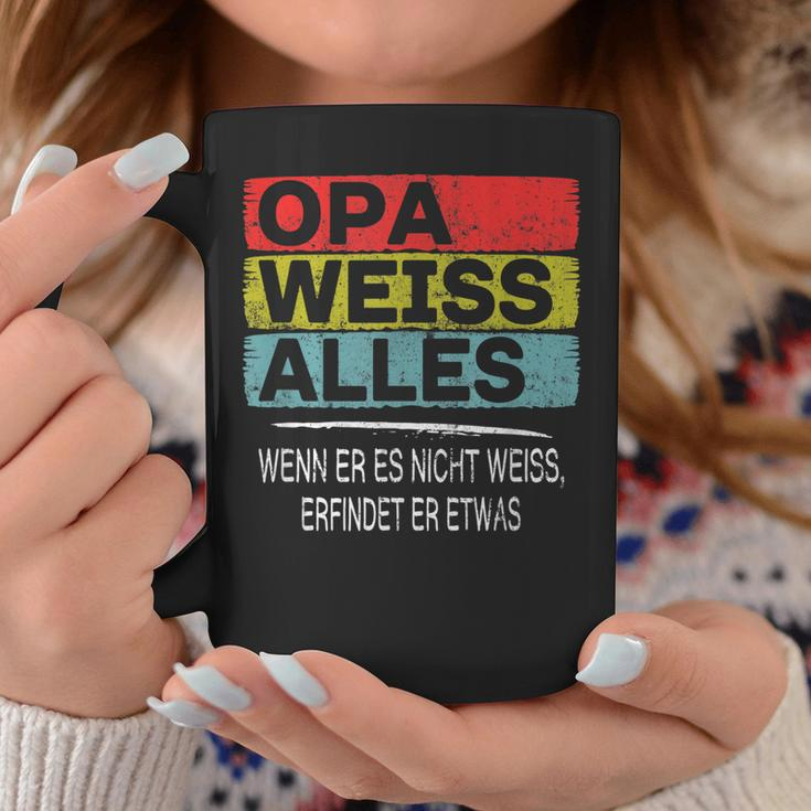 Opa Weiss Alles Werde Grandpa Lustig Enkelin Oma Weltbester Tassen Lustige Geschenke
