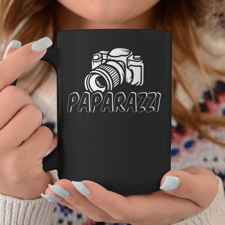 Paparazzi Funny Dad Photographer Retro Camera Coffee Mug Funny Gifts