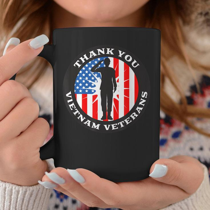 Patriotic Veteran Us Flag - Thank You Vietnam Veterans Coffee Mug Funny Gifts