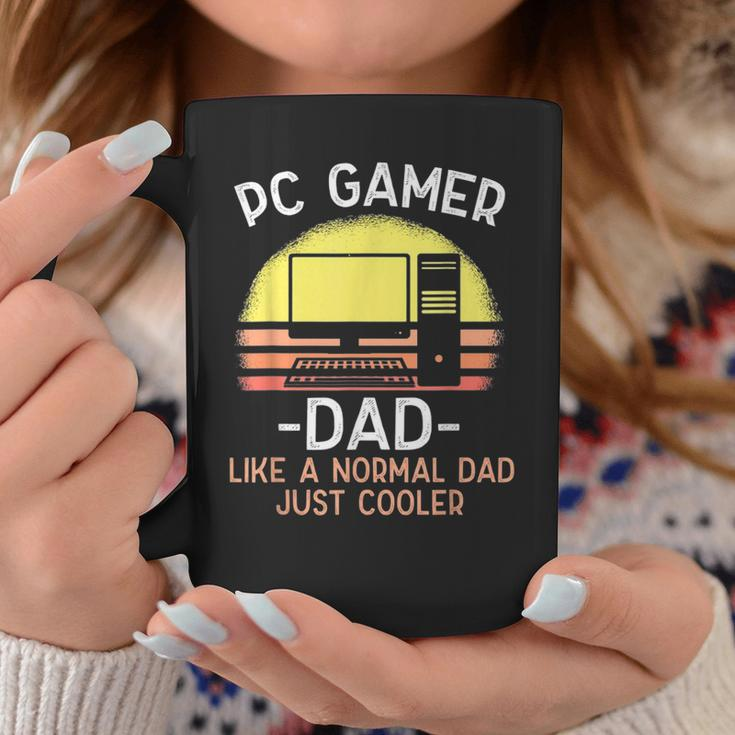 Pc Gamer Dad Like A Normal Dad Just Cooler Funny Gamer Coffee Mug Funny Gifts