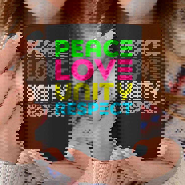 Peace Love Unity Respect - Plur Edm Rave Festival Raver Coffee Mug Unique Gifts