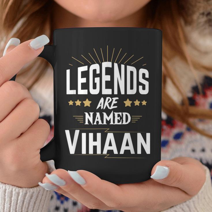 Personalisiertes Legends Are Named Vihaan Tassen, Sternen-Design Lustige Geschenke