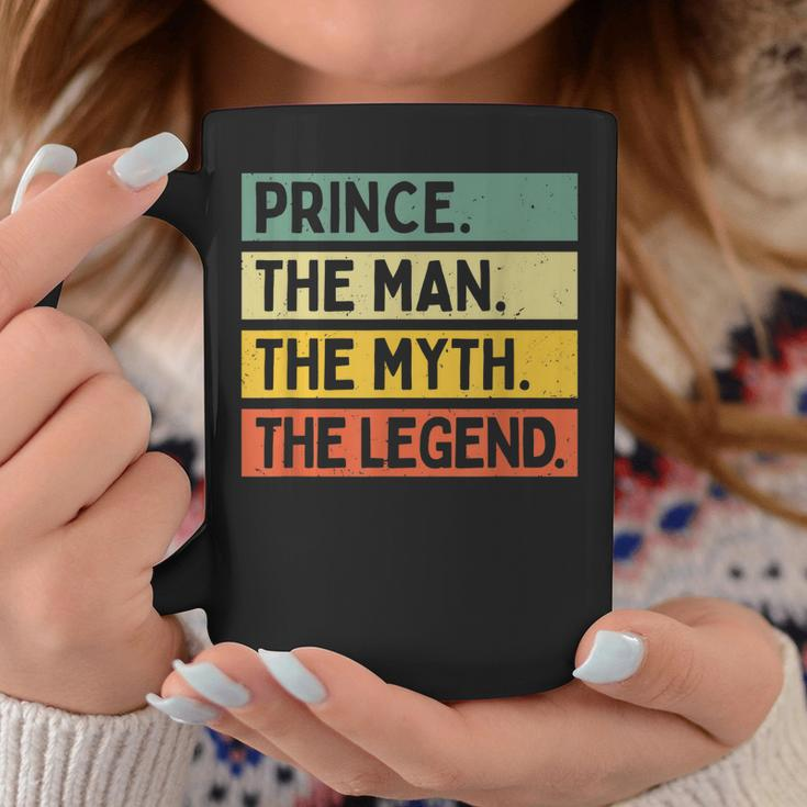 Prince The Man The Myth The Legend Funny Personalized Quote Gift For Mens Coffee Mug Funny Gifts