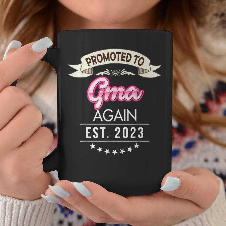 Promoted To Gma Again Est 2023 New Mom Dad Mother Father Coffee Mug Unique Gifts