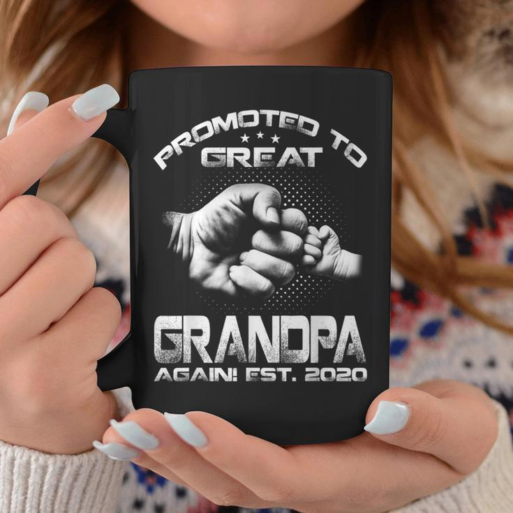 Promoted To Great Grandpa Again 2020 Coffee Mug Unique Gifts