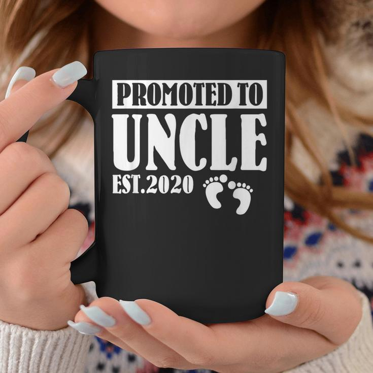 Promoted To Uncle Est 2020 Funny Uncle Gift For Mens Coffee Mug Unique Gifts