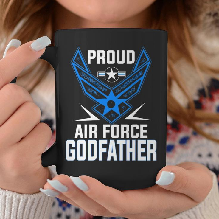 Proud Air Force Godfather Veteran Pride Coffee Mug Funny Gifts